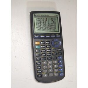 Texas Instruments TI-83 Plus Graphing Calculator w/Cover PARTS  screen Issue Ee